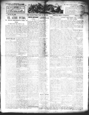 Primary view of object titled 'El Regidor (San Antonio, Tex.), Vol. 19, No. 859, Ed. 1 Thursday, June 14, 1906'.