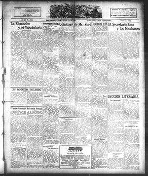 Primary view of object titled 'El Regidor (San Antonio, Tex.), Vol. 20, No. 928, Ed. 1 Thursday, October 17, 1907'.