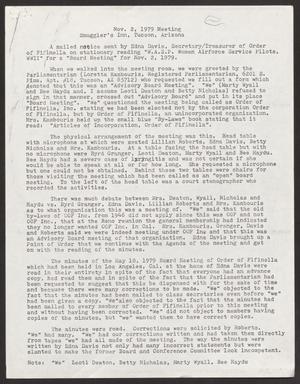 [Letter from Edna Davis, Nov. 2, 1979 #2]