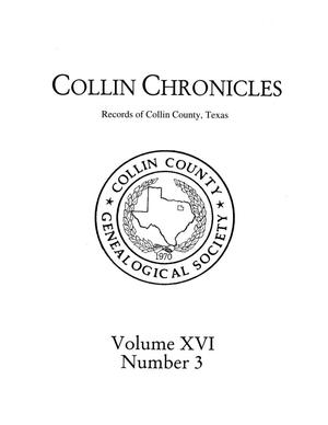 Primary view of object titled 'Collin Chronicles, Volume 16, Number 3, Spring 1995/6'.