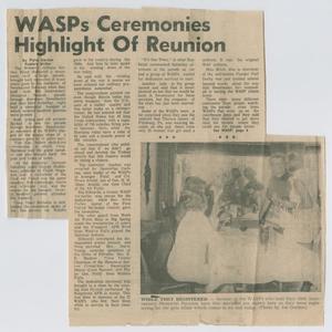 [Clipping: WASPs Ceremonies Highlight of Reunion]