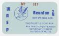 Thumbnail image of item number 1 in: '[WASP Reunion Bus Ticket]'.