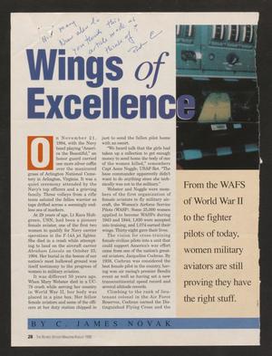 Primary view of object titled '[Clipping: Wings of Excellence]'.