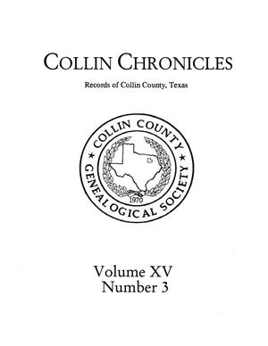Primary view of object titled 'Collin Chronicles, Volume 15, Number 3, Spring 1994/5'.