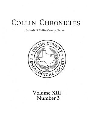 Primary view of object titled 'Collin Chronicles, Volume 13, Number 3, Spring 1993'.