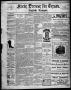 Thumbnail image of item number 1 in: 'Freie Presse für Texas. (San Antonio, Tex.), Vol. 22, No. 1316, Ed. 1 Tuesday, September 7, 1886'.