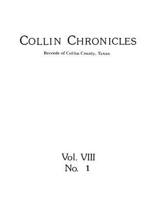 Collin Chronicles, Volume 8, Number 1, Fall 1987
