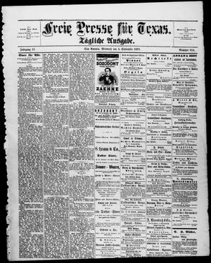Freie Presse für Texas. (San Antonio, Tex.), Vol. 13, No. 854, Ed. 1 Wednesday, September 4, 1878