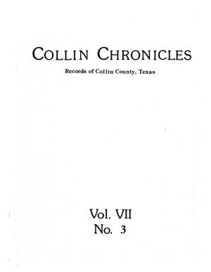 Collin Chronicles, Volume 7, Number 3, March 1987