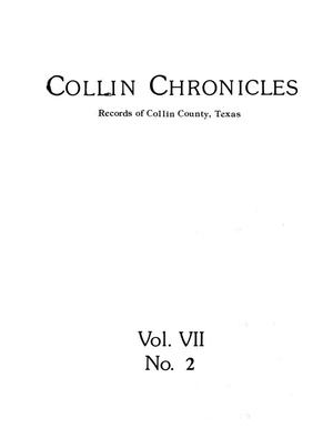 Primary view of object titled 'Collin Chronicles, Volume 7, Number 2, November 1986'.