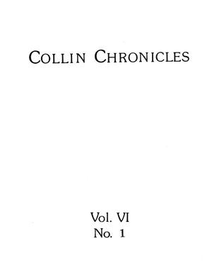 Primary view of object titled 'Collin Chronicles, Volume 6, Number 1, September 1985'.