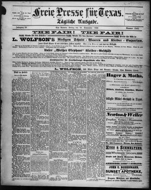 Freie Presse für Texas. (San Antonio, Tex.), Vol. 26, No. 2562, Ed. 1 Friday, September 26, 1890