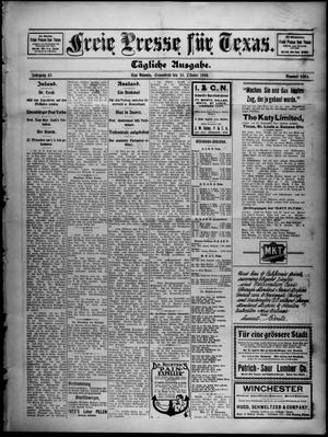 Freie Presse für Texas. (San Antonio, Tex.), Vol. 45, No. 8364, Ed. 1 Saturday, October 16, 1909