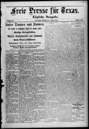 Freie Presse für Texas. (San Antonio, Tex.), Vol. 53, No. 1073, Ed. 1 Wednesday, February 6, 1918