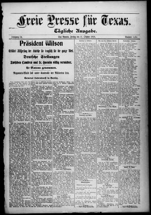 Freie Presse für Texas. (San Antonio, Tex.), Vol. 54, No. 1284, Ed. 1 Friday, October 11, 1918