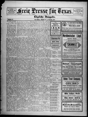 Freie Presse für Texas. (San Antonio, Tex.), Vol. 44, No. 8081, Ed. 1 Wednesday, November 11, 1908