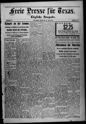 Freie Presse für Texas. (San Antonio, Tex.), Vol. 52, No. 595, Ed. 1 Friday, July 21, 1916