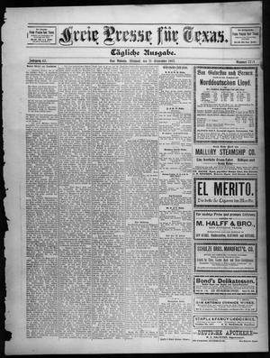 Primary view of object titled 'Freie Presse für Texas. (San Antonio, Tex.), Vol. 42, No. 7721, Ed. 1 Wednesday, September 11, 1907'.