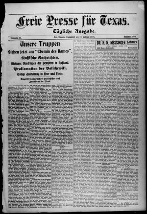Freie Presse für Texas. (San Antonio, Tex.), Vol. 53, No. 1088, Ed. 1 Saturday, February 23, 1918