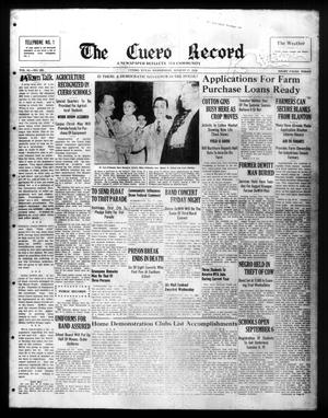 The Cuero Record (Cuero, Tex.), Vol. 44, No. 195, Ed. 1 Wednesday, August 17, 1938