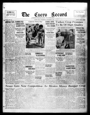 The Cuero Record (Cuero, Tex.), Vol. 44, No. 213, Ed. 1 Wednesday, September 7, 1938
