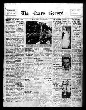 The Cuero Record (Cuero, Tex.), Vol. 44, No. 220, Ed. 1 Thursday, September 15, 1938