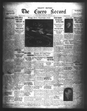 The Cuero Record (Cuero, Tex.), Vol. 48, No. 28, Ed. 1 Wednesday, February 4, 1942
