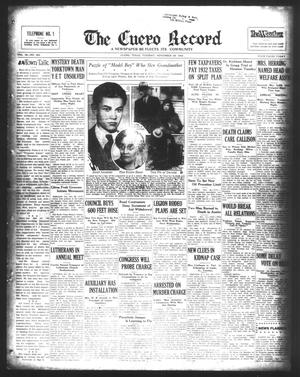 The Cuero Record (Cuero, Tex.), Vol. 38, No. 283, Ed. 1 Tuesday, November 29, 1932
