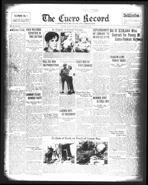 The Cuero Record (Cuero, Tex.), Vol. 38, No. 254, Ed. 1 Tuesday, October 25, 1932