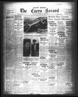 The Cuero Record (Cuero, Tex.), Vol. 48, No. 52, Ed. 1 Wednesday, March 4, 1942