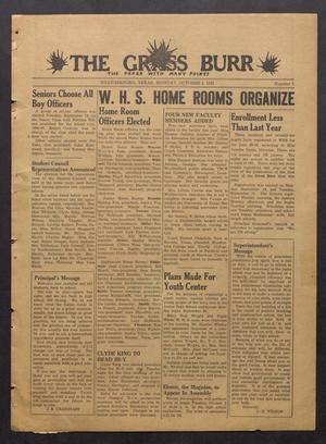 The Grass Burr (Weatherford, Tex.), No. 1, Ed. 1 Monday, October 1, 1945