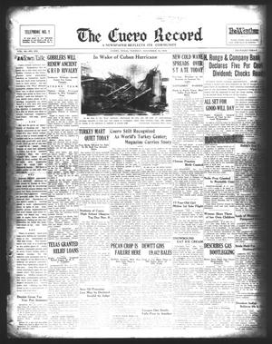 The Cuero Record (Cuero, Tex.), Vol. 38, No. 272, Ed. 1 Tuesday, November 15, 1932