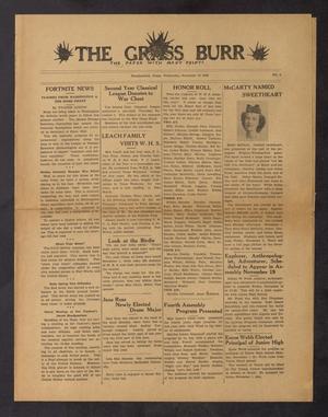 The Grass Burr (Weatherford, Tex.), No. 4, Ed. 1 Wednesday, November 10, 1943