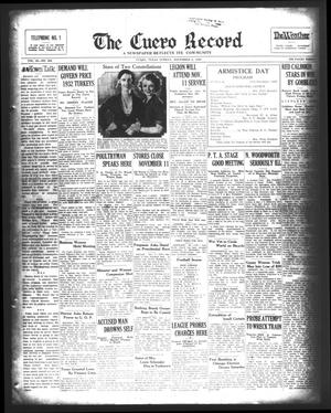 The Cuero Record (Cuero, Tex.), Vol. 38, No. 264, Ed. 1 Sunday, November 6, 1932