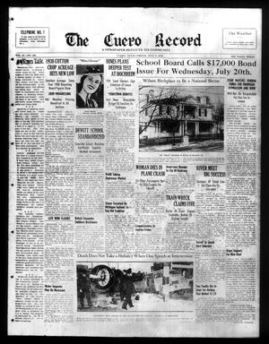 The Cuero Record (Cuero, Tex.), Vol. 44, No. 160, Ed. 1 Friday, July 8, 1938