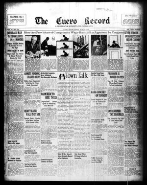 The Cuero Record (Cuero, Tex.), Vol. 44, No. 144, Ed. 1 Friday, June 17, 1938