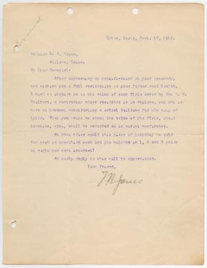 [Letter to Senator W. J. Bryan, September 10, 1912]