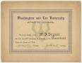 Thumbnail image of item number 1 in: '[Baseball Certificate for W. J. Bryan]'.