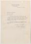 Letter: [Letter from T. W. Davidson to Senator W. J. Bryan, February 25, 1941]