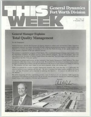 GDFW This Week, Volume 2, Number 44, November 4, 1988