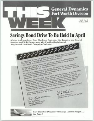 GDFW This Week, Volume 3, Number 13, March 31, 1989