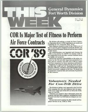 GDFW This Week, Volume 3, Number 32, August 11, 1989