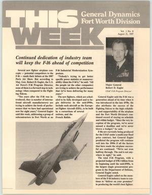 GDFW This Week, Volume 1, Number 8, August 21, 1987