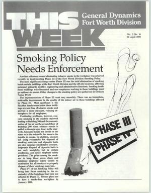 GDFW This Week, Volume 3, Number 16, April 21, 1989