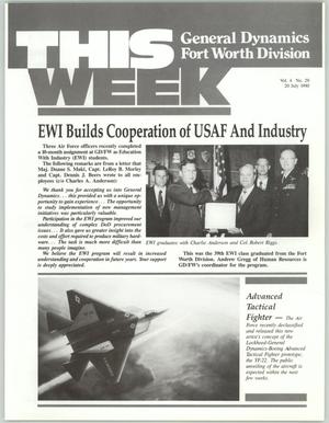 GDFW This Week, Volume 4, Number 29, July 20, 1990