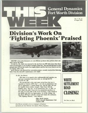 GDFW This Week, Volume 3, Number 33, August 18, 1989
