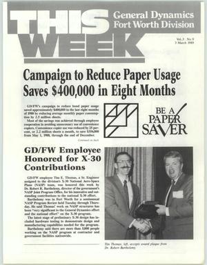 GDFW This Week, Volume 3, Number 9, March 3, 1989