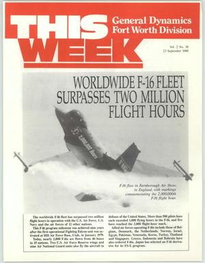 Primary view of object titled 'GDFW This Week, Volume 2, Number 38, September 23, 1988'.