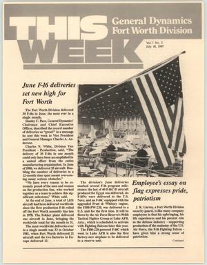 GDFW This Week, Volume 1, Number 2, July 10, 1987