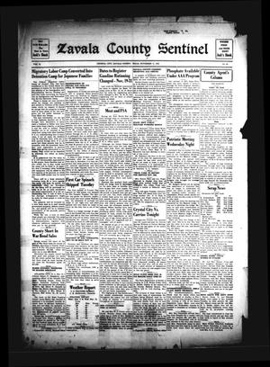 Primary view of object titled 'Zavala County Sentinel (Crystal City, Tex.), Vol. 31, No. 29, Ed. 1 Friday, November 13, 1942'.